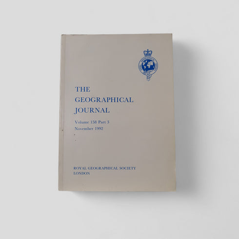 The Geographical Journal Volume 156 Part 3 November 1990